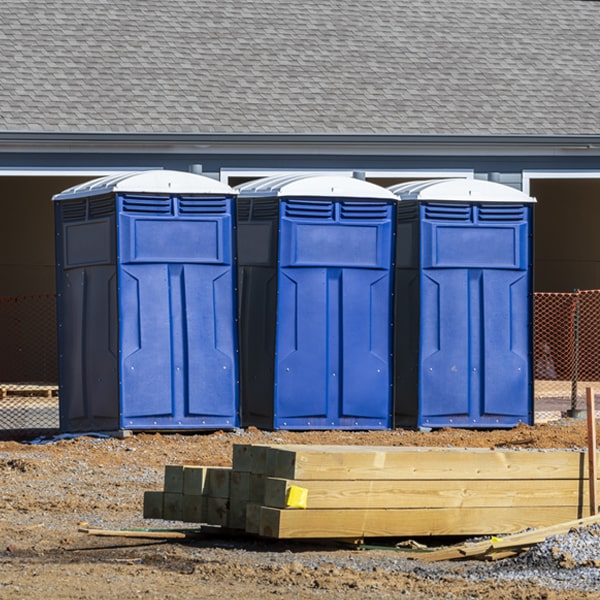 how can i report damages or issues with the portable toilets during my rental period in Chriesman Texas